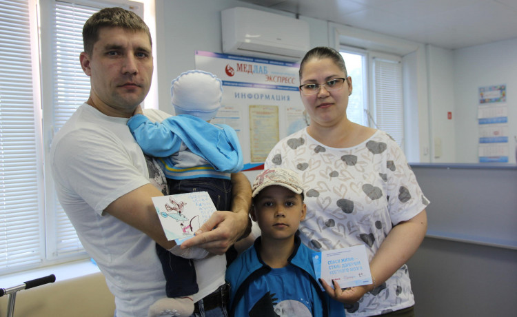 Чтобы спасти жизнь больных раком крови пациентов,  березниковцы приходили семьями