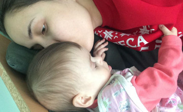 Ксюша выздоровела на руках у больничной мамы