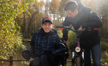Мальчик с Паркового первым в Пермском крае стал использовать тренажёр для дыхания
